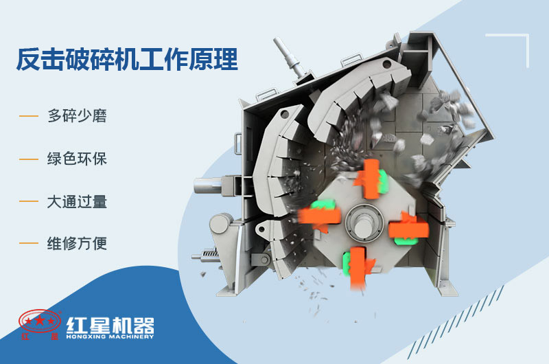 反擊破碎石機(jī)工作原理圖